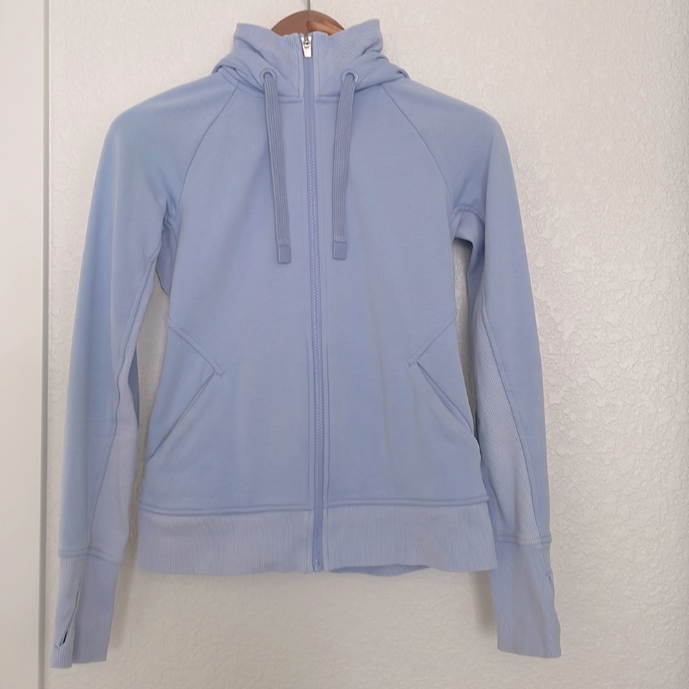 Women’s Athleta Athletic Jacket: in size XS and color periwinkle